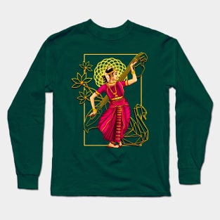 Saraswati - The Divine Dancer Long Sleeve T-Shirt